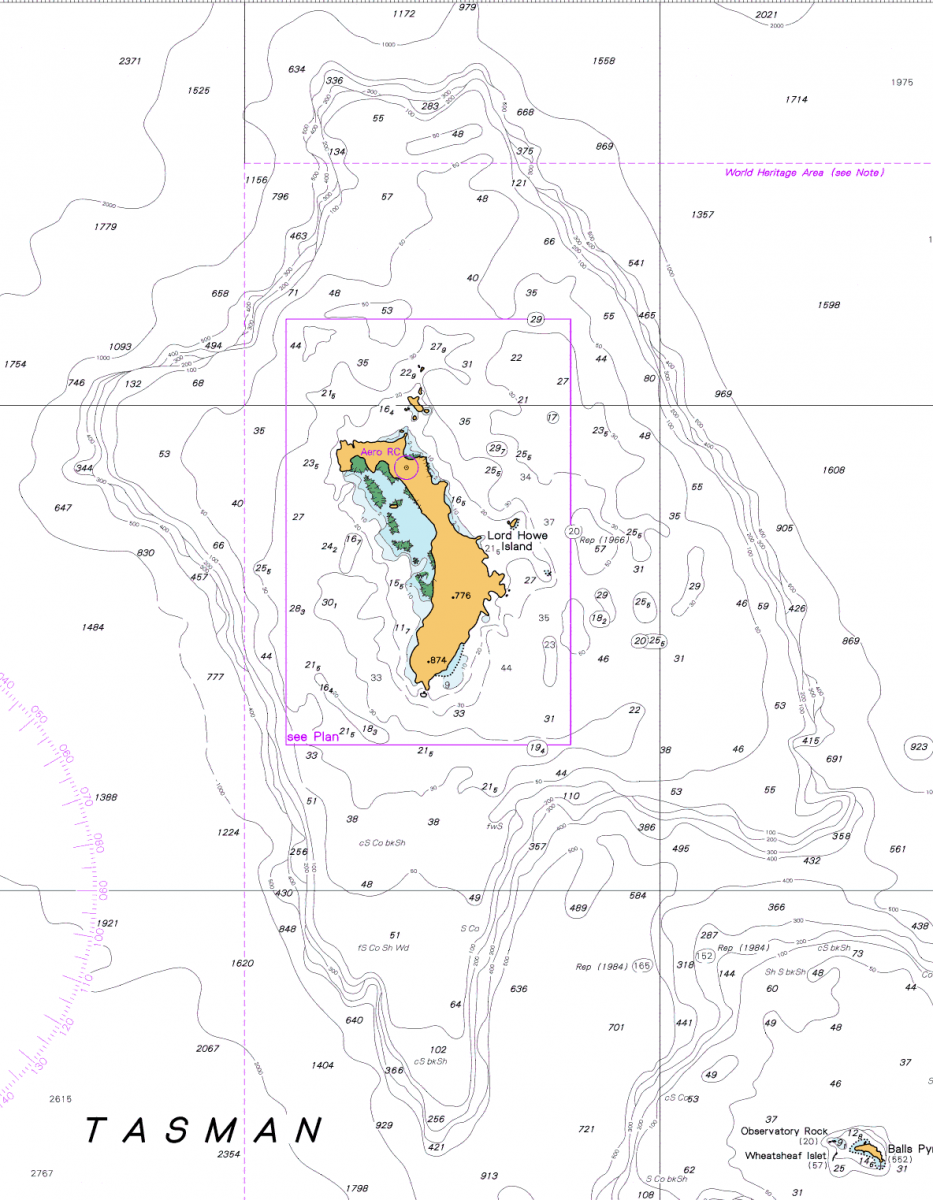 Bathymetric Charts Australia