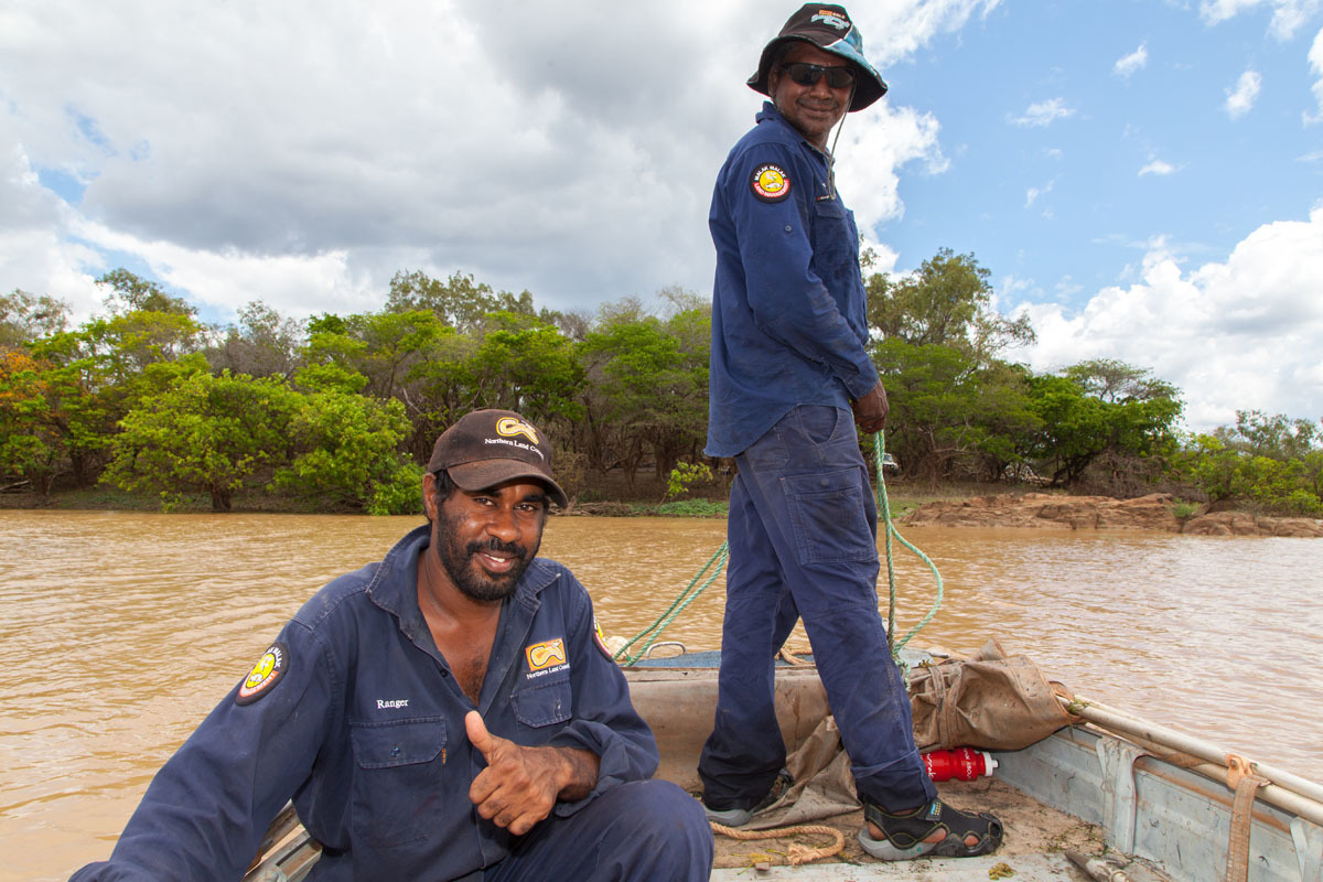 Malak Malak rangers on the Daly River