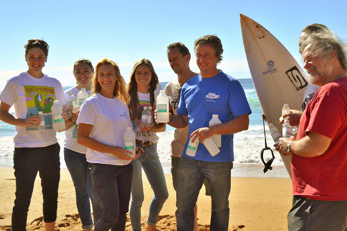 Surfrider Northern Beaches members with John Gemmill