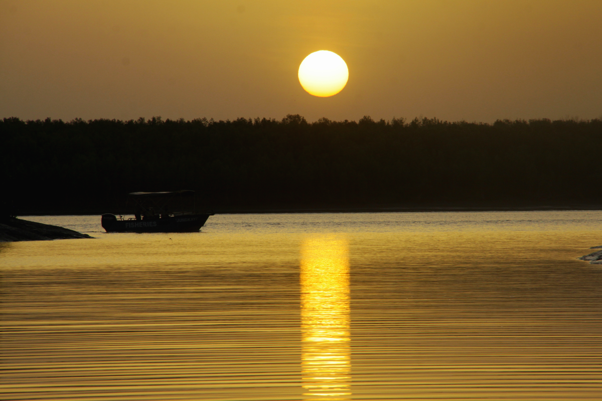 Sunset over the Lower Ord River, WA